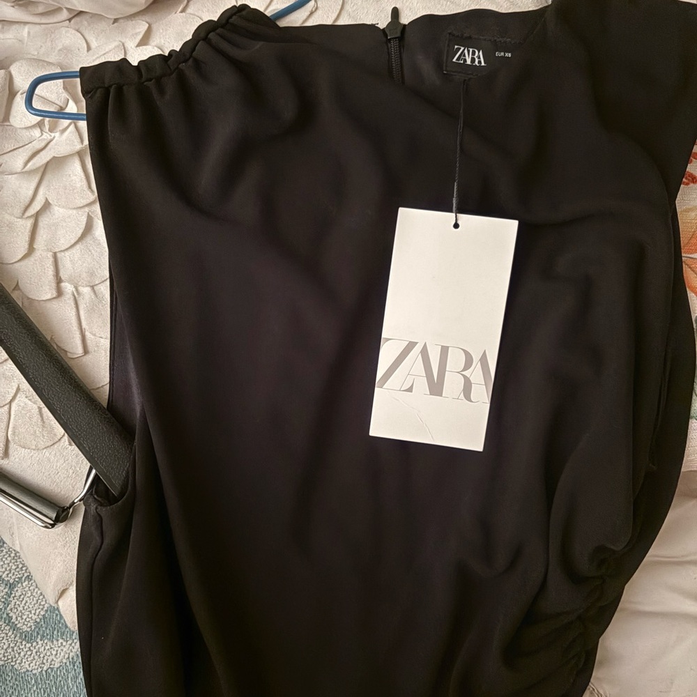 Zara tight black mini dresss